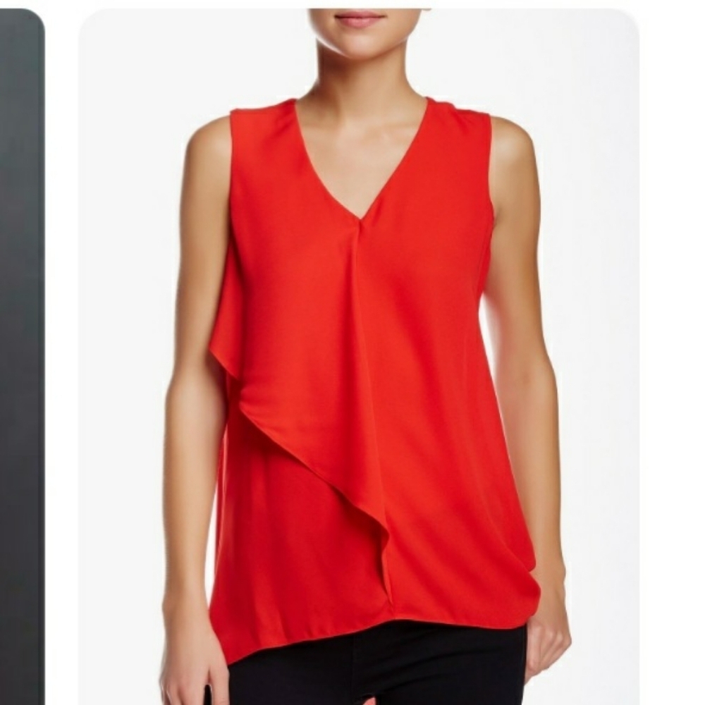 - Bleecker & douglas red blouse